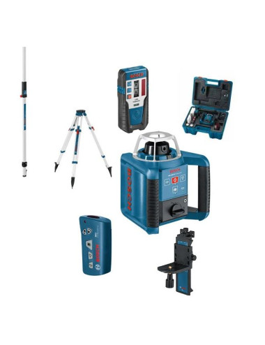 BOSCH LASER OBROTOWY GRL 300HV SET +STATYW BT 170 +ŁATA GR 240