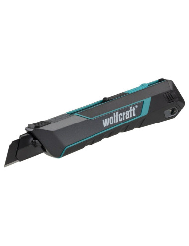 WOLFCRAFT NÓŻ Z ODŁAMYWANYM OSTRZEM 18mm "PRO SAFETY"