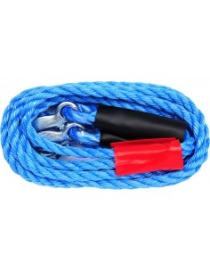 VOREL LINKA HOLOWNICZA - PLECIONA 2,5t Z HAKIEM, TITANIUM   82209