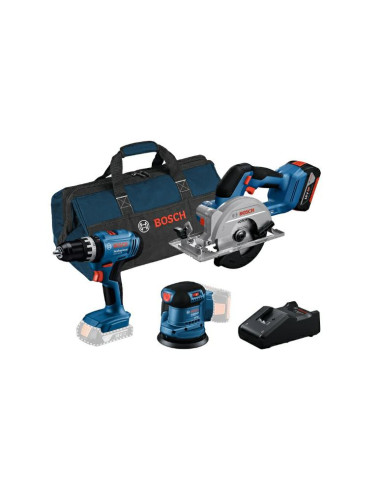 BOSCH ZESTAW COMBO 18V (GSR 18V-45 + GWS 18V-8 + GBH 18V-22) 3x4,0Ah TORBA
