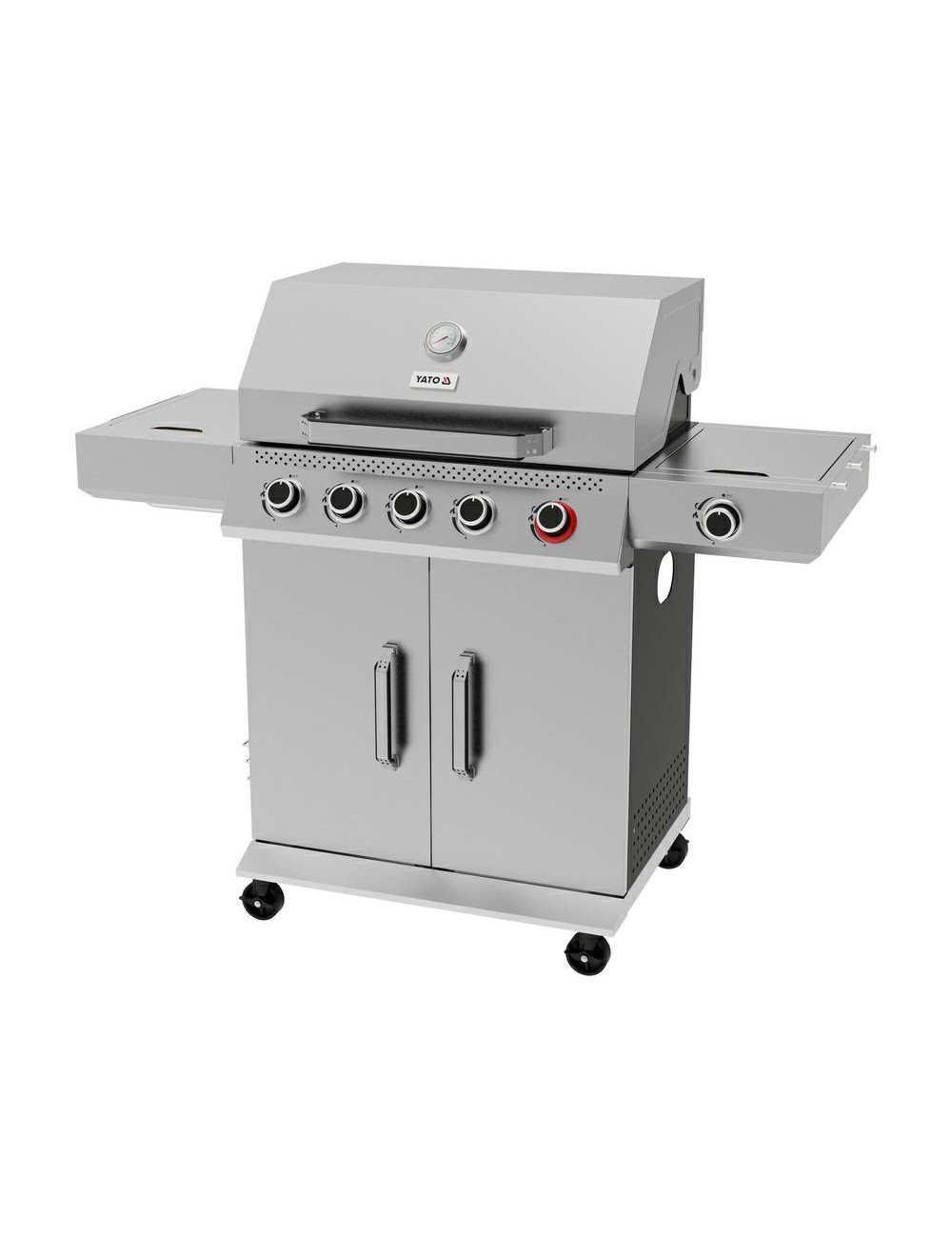 YATO GRILL GAZOWY YAO 5+1 19KW STAL NIERDZEWNA YG-20032