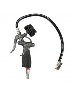 YATO PISTOLET DO POMPOWANIA Z MANOMETREM, MAX 10 BAR. OBROTOWE PRZYŁĄCZE PNEUMATYCZNE