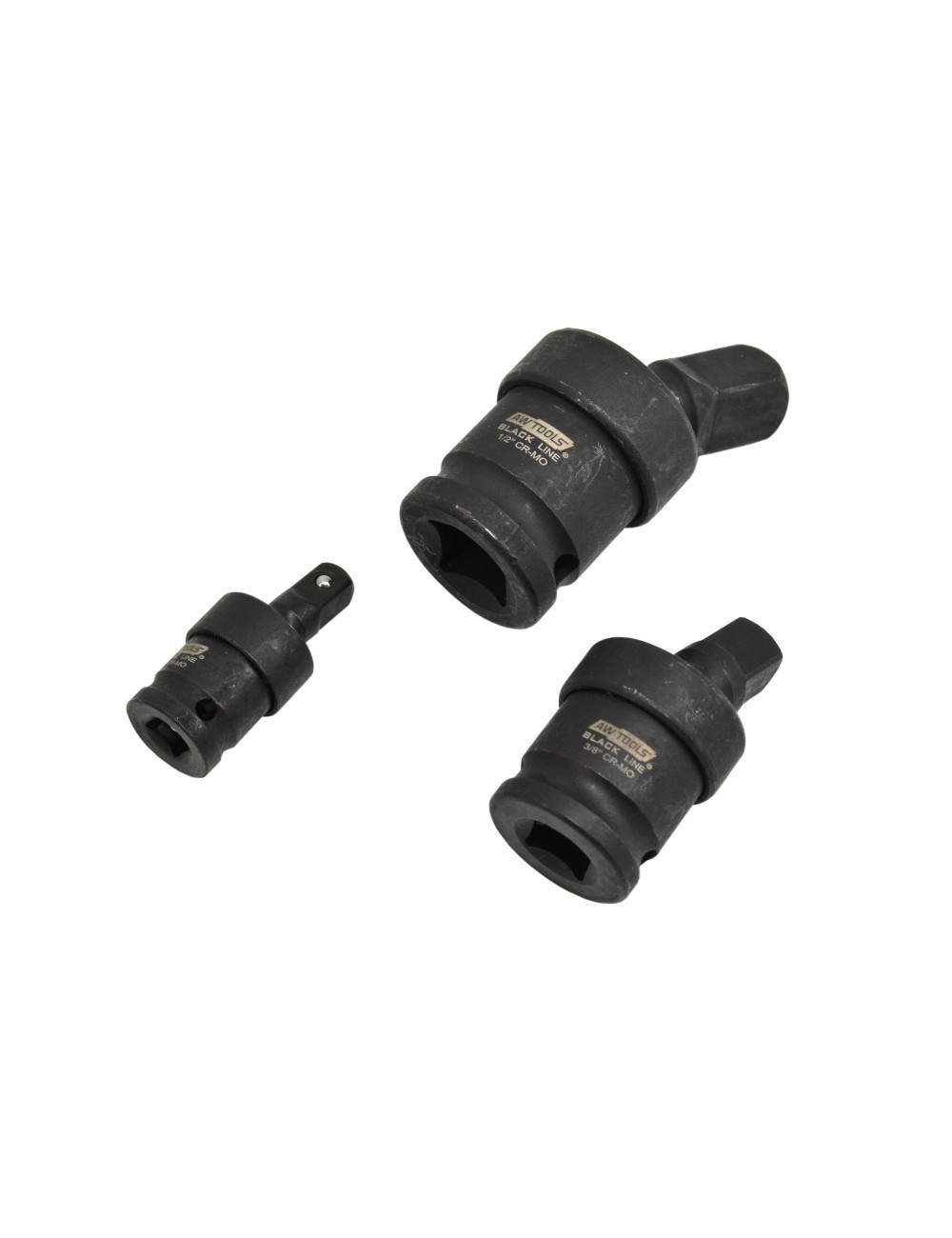 AWTOOLS ZESTAW PRZEGUBÓW UDAROWYCH 3szt. BLACK LINE