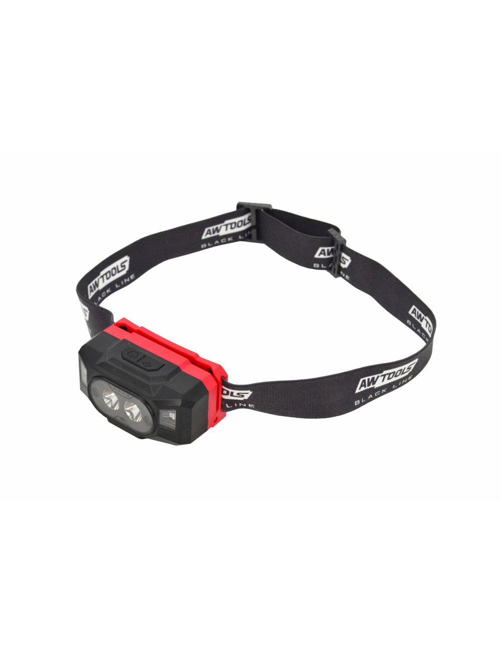 AWTOOLS LATARKA CZOŁOWA LED USB POWER BANK BLACK LINE