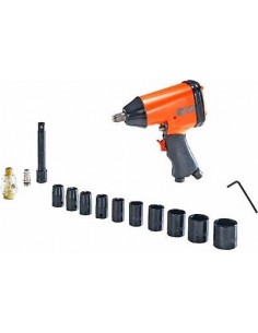 BLACK&DECKER KLUCZ UDAROWY PNEUMATYCZNY 1/2"+ NASADKI 10szt