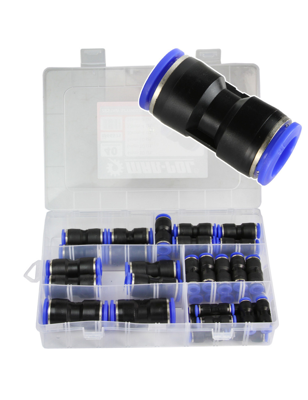 ZESTAW SZYBKOZŁĄCZEK 4-16mm 40szt SILVER