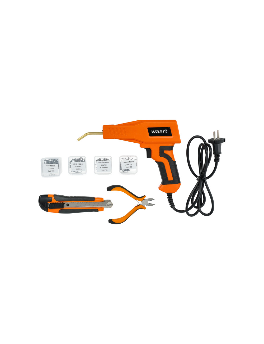 WAART ZGRZEWARKA DO PLASTIKU 50W DIODA LED + AKCESORIA