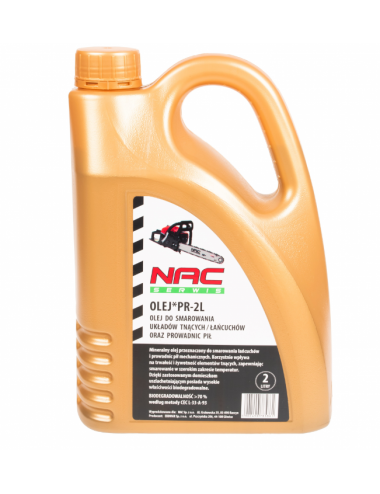 NAC OLEJ DO PROWADNIC I ŁAŃCUCHÓW 2L GOLD