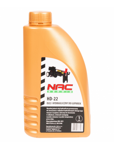 NAC OLEJ HYDRAULICZNY DO ŁUPAREK HD-22 1L