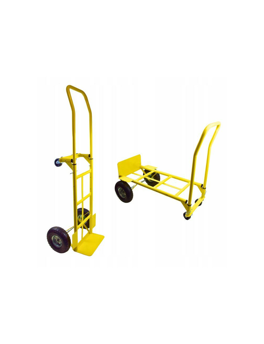 ALLBE WÓZEK TRANSPORTOWY DWUKOŁOWY Z MOŻLIWOŚCIĄ PLATFORMY DO 250 100 KG, SKŁADANY