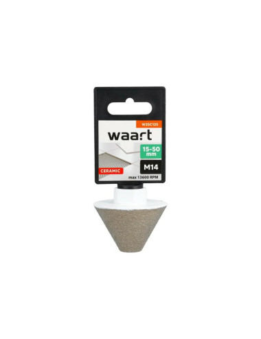 WAART FREZ DIAMENTOWY STOŻKOWY ŚCIĘTY 15-50mm x M14