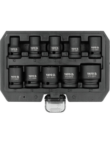YATO ZESTAW NASADEK UDAROWYCH 1/2" 10 ELEMENTÓW