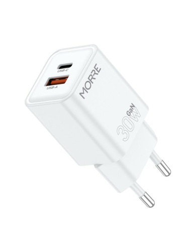 TIROSS MORRE ŁADOWARKA USB, USB C 30W BIAŁA