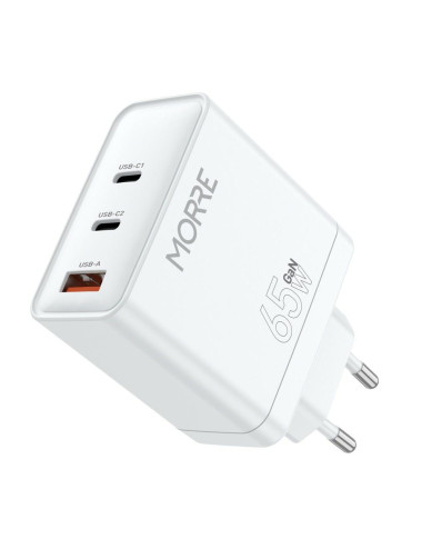 TIROSS MORRE ŁADOWARKA USB, USB C 65W BIAŁA