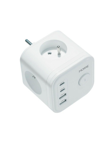 TIROSS MORRE ROZGAŁĘZIACZ KOSTKOWY 3G, 2xUSB, 2xUSB C