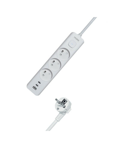 TIROSS MORRE LISTWA ZASILAJĄCA 3G USB, 2xUSB C,1,5m