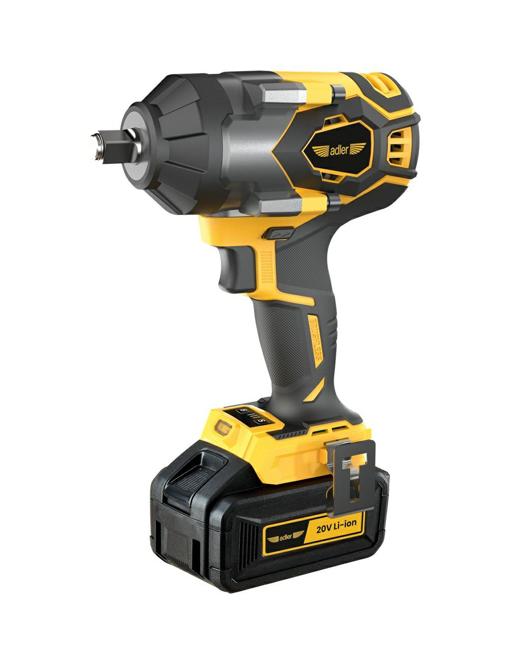 ADLER KLUCZ UDAROWY 1/2" 20V 1x4.0Ah 900Nm AKU-900K