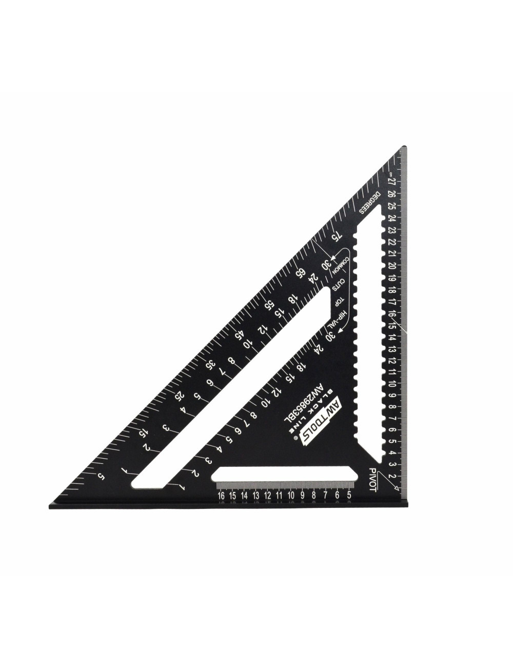 AWTOOLS KĄTOWNIK STOLARSKI ALUMINIOWY 12" BLACK LINE