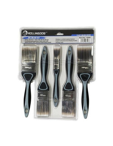 ROLLINGDOG ZESTAW PĘDZLI MALARSKICH 5szt.