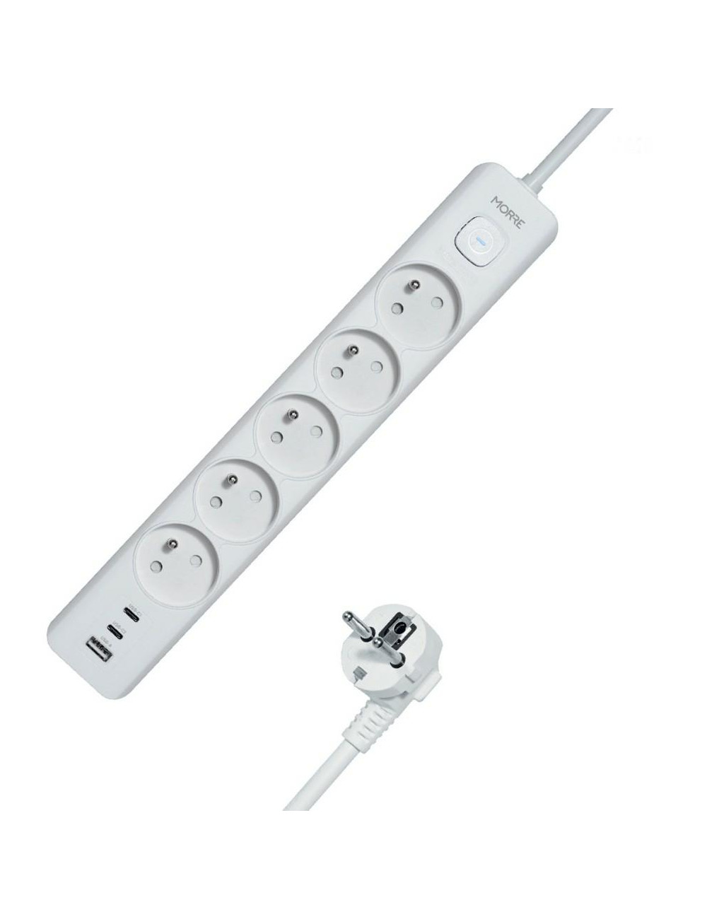 MORRE LISTWA ZASILAJĄCA 5G USB 2xUSB-C 1,5m