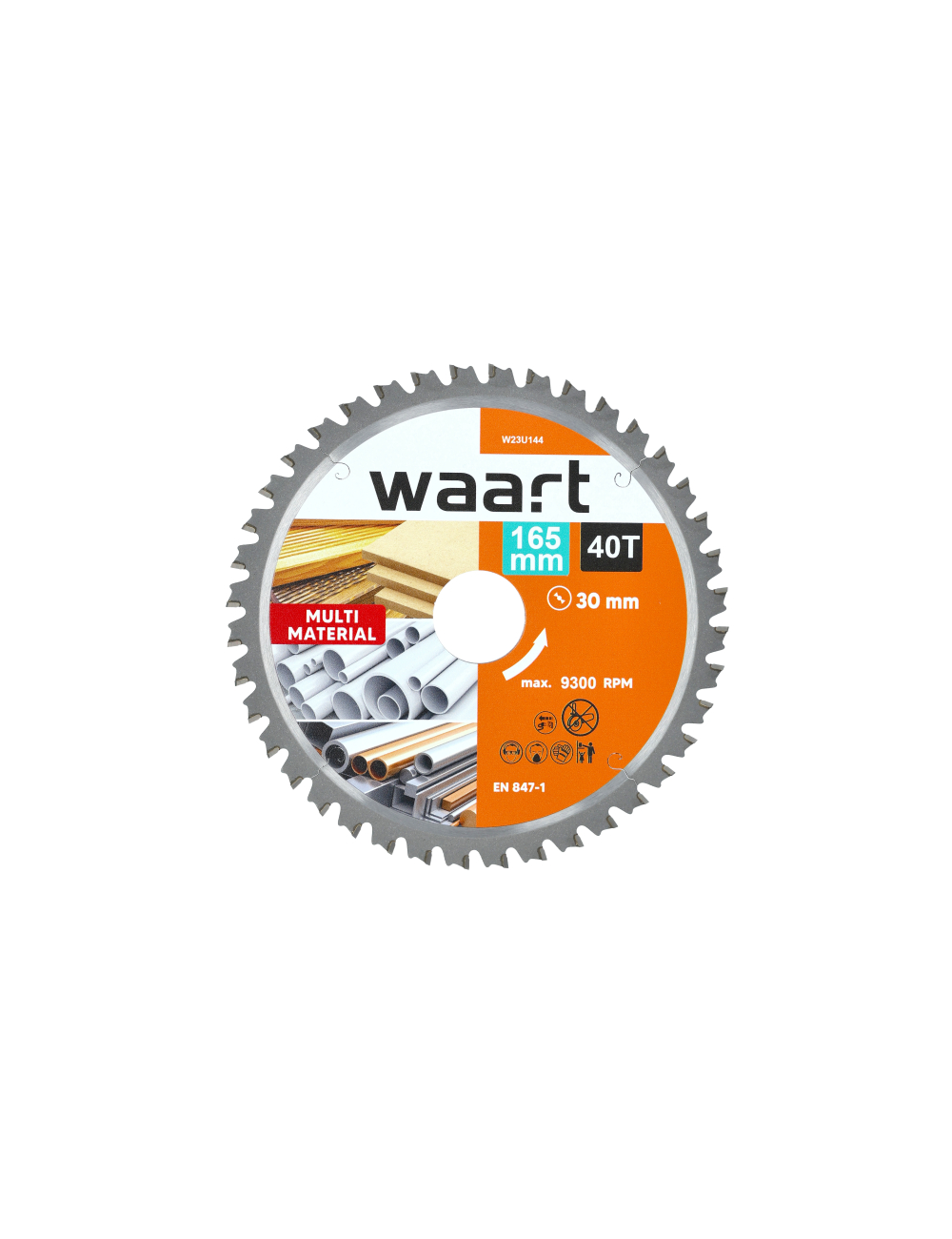 WAART PIŁA TARCZOWA WIDIOWA 165 x 30 x 40Z MULTIMATERIAL