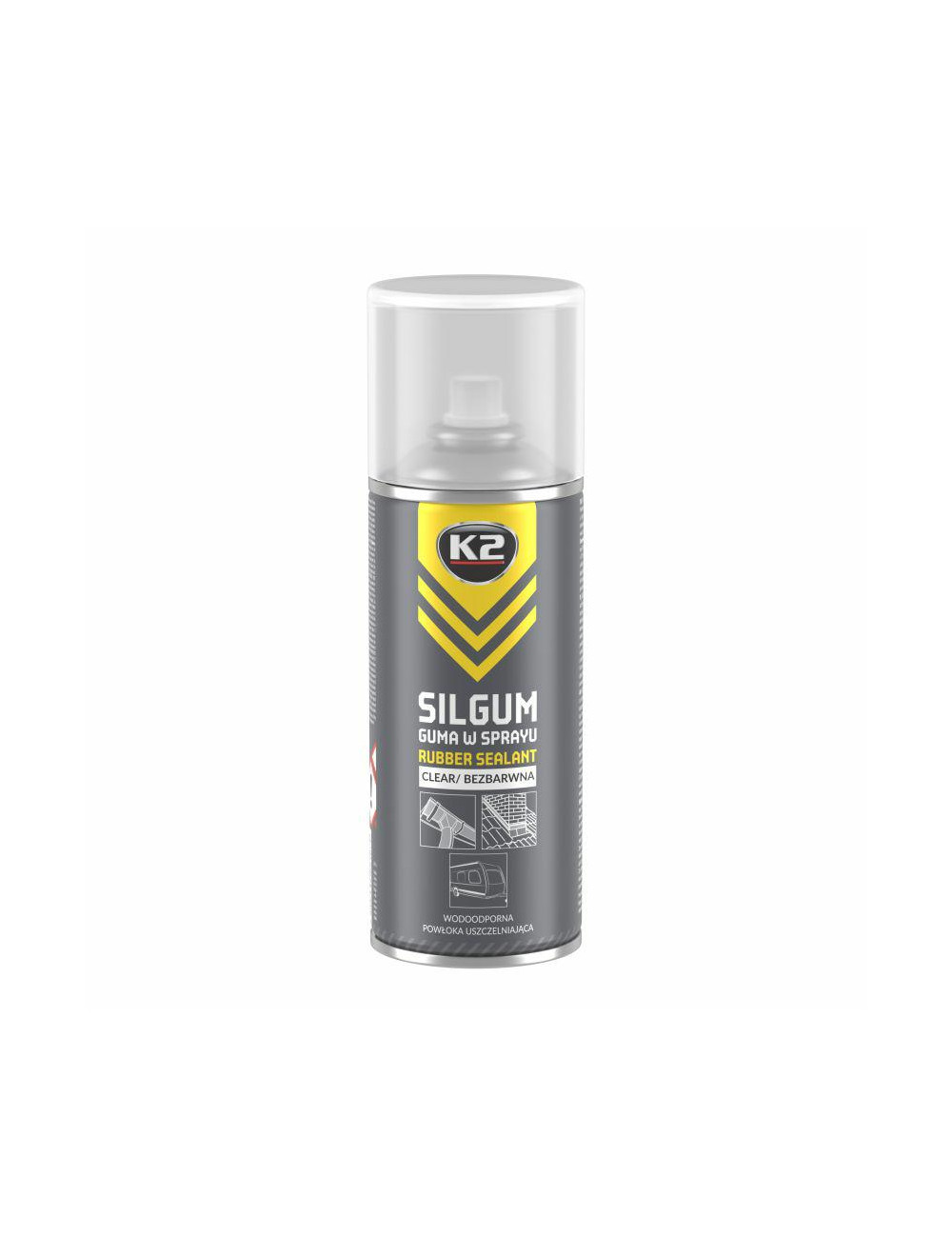K2 GUMOWA POWŁOKA W SPRAYSILGUM bezbarwny 400 ML