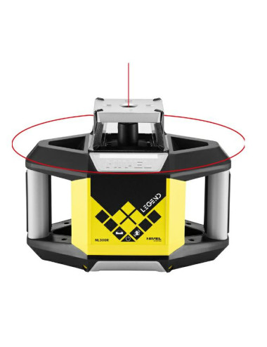 NIVEL SYSTEM NIWELATOR LASEROWY NL300R DIGITAL wiązka czerwona