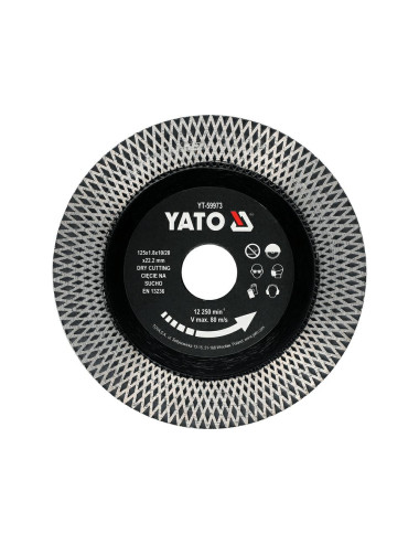 YATO TARCZA DO CERAMIKI 125mm