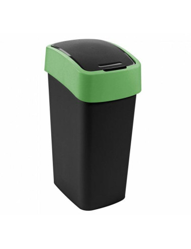 CURVER KOSZ NA ŚMIECI FLIP BIN 45L CZARNY ZIELONY