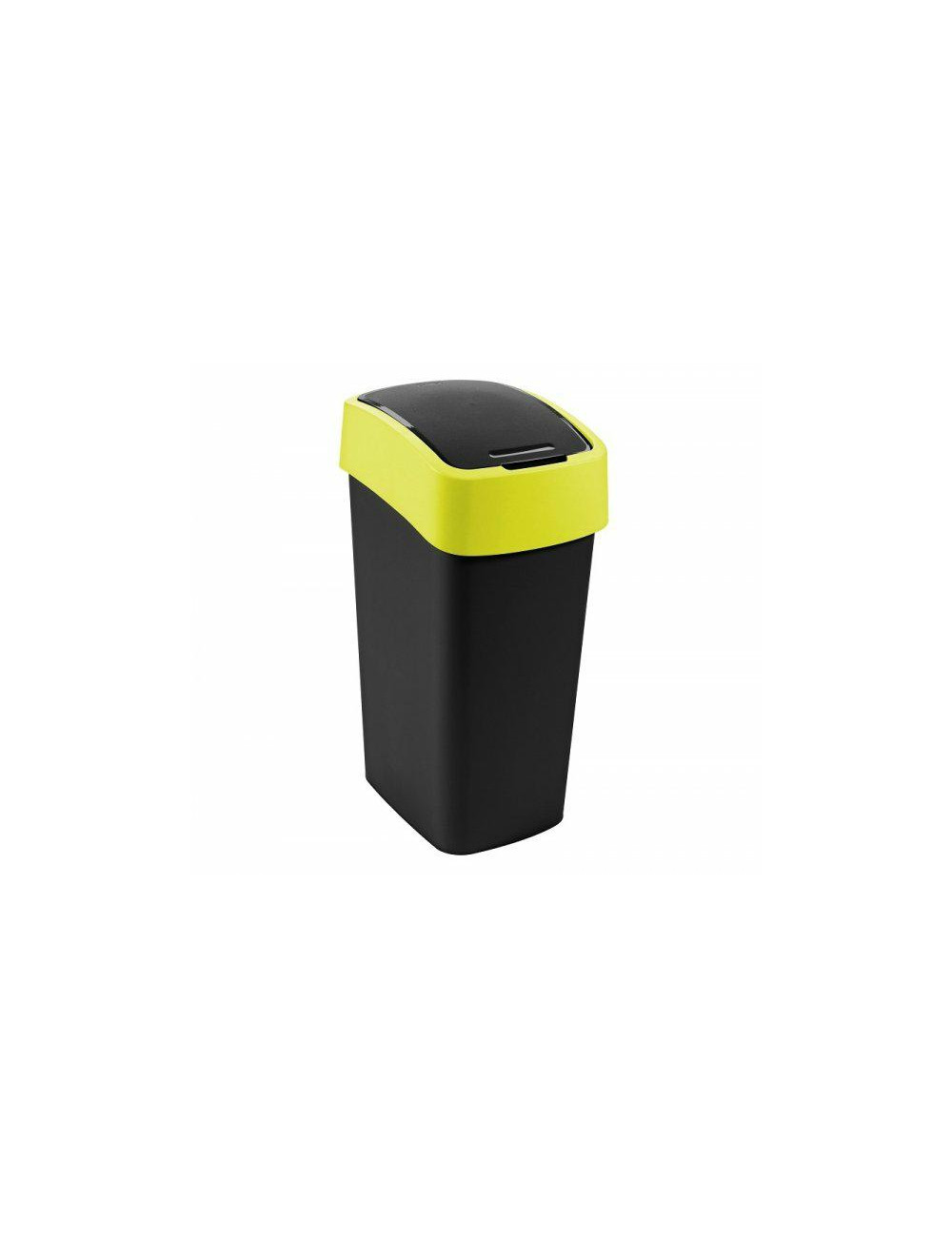 CURVER KOSZ NA ŚMIECI FLIP BIN 45L CZARNY ŻÓŁTY