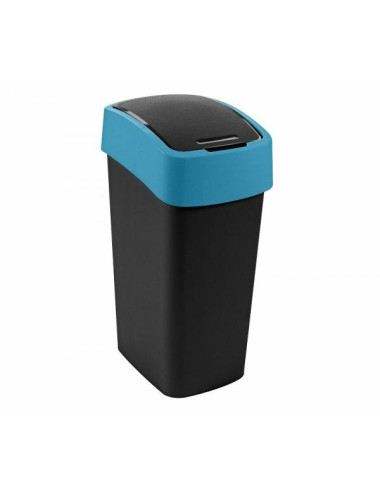 CURVER KOSZ NA ŚMIECI FLIP BIN 45L CZARNY NIEBIESKI