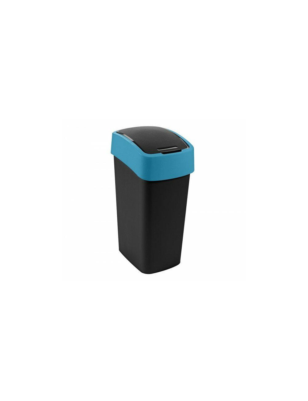 CURVER KOSZ NA ŚMIECI FLIP BIN 45L CZARNY NIEBIESKI