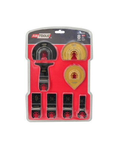 AWTOOLS MT ZESTAW BRZESZCZOTÓW 8szt. DO URZĄDZENIA WIELOFUNKCYJNEGO