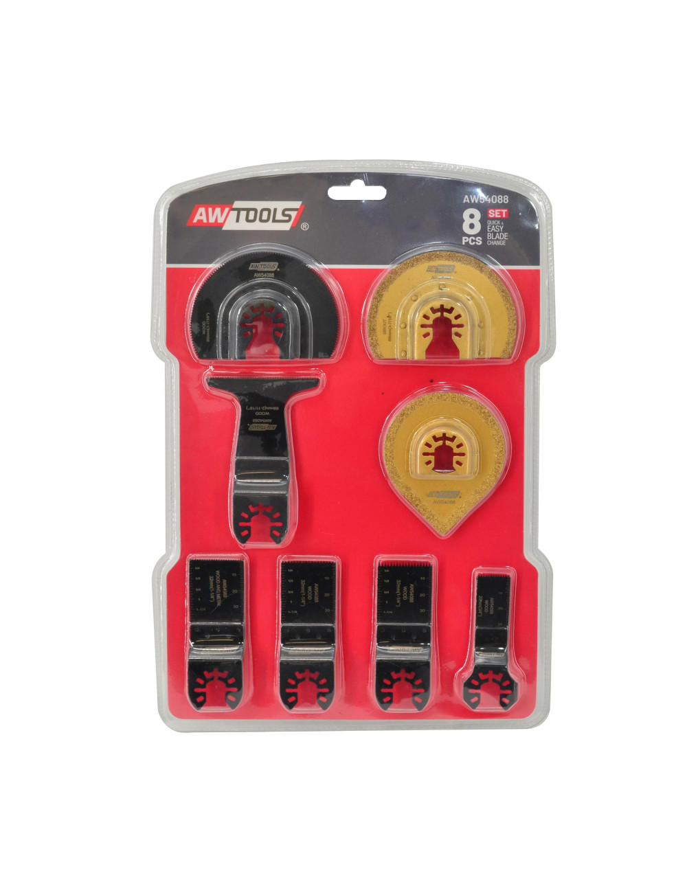 AWTOOLS MT ZESTAW BRZESZCZOTÓW 8szt. DO URZĄDZENIA WIELOFUNKCYJNEGO
