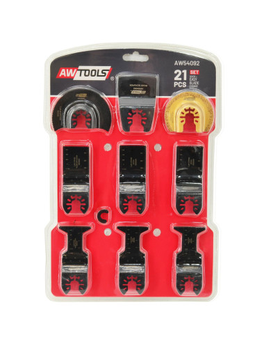 AWTOOLS MT ZESTAW BRZESZCZOTÓW 21szt. DO URZĄDZENIA WIELOFUNKCYJNEGO