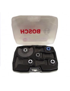 BOSCH ZESTAW BRZESZCZOTÓW DO NARZĘDZIA WIELOFUNKCYJNEGO STARLOCK 4+1, DREWNO/METAL