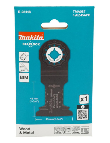 MAKITA MT BRZESZCZOT DO CIĘCIA WGŁĘBNEGO BIM 45mm x 45mm 20z C TMA087