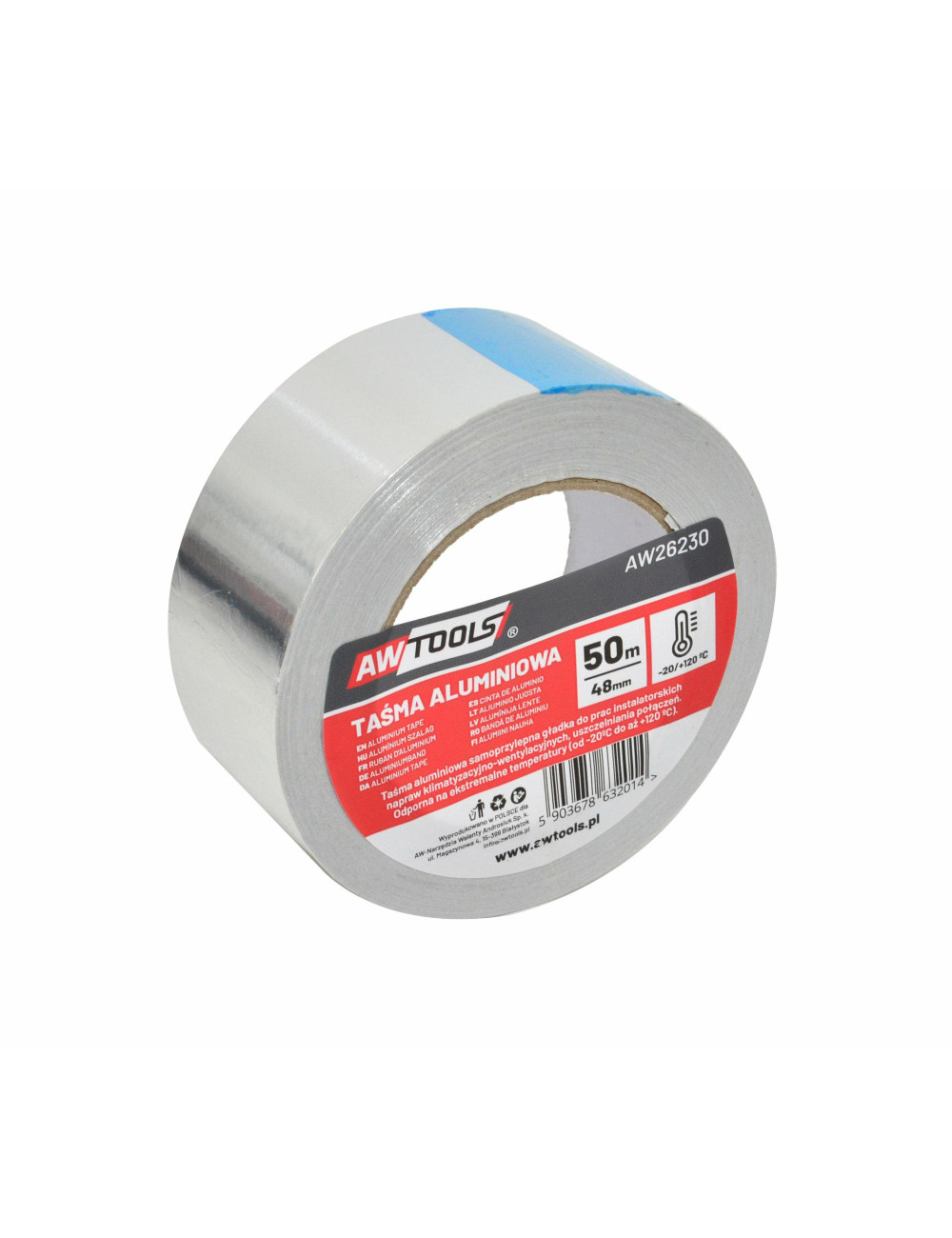 AWTOOLS TAŚMA ALUMINIOWA 48*50m