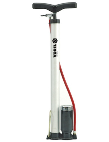 VOREL POMPKA SŁUPKOWA Z MANOMETREM