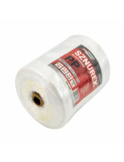 AWTOOLS SZNUREK PP DO PODWIĄZYWANIA WEŁNY 1000m