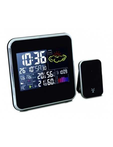 TERMOMETR ELEKTRONICZNY / STACJA POGODY Z KOLOROWYM WYSWIETLACZEM