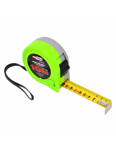 AWTOOLS MIARA ZWIJANA 10m x 25mm ABS 2-STOP