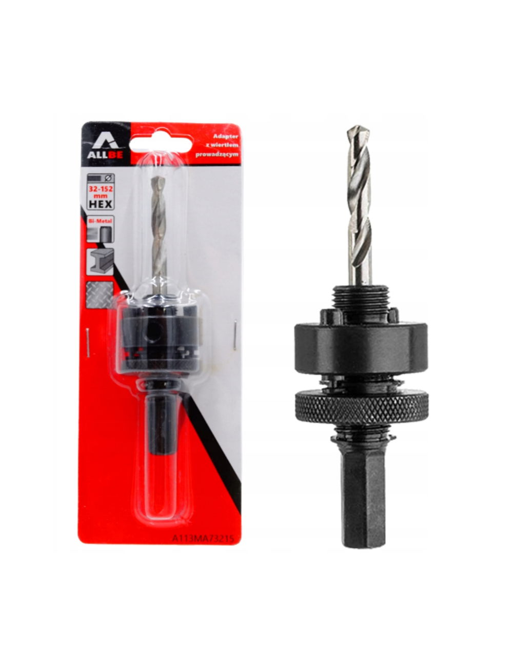 ADAPTER DO OTWORNIC Z PILOTEM 32-152mm HEX