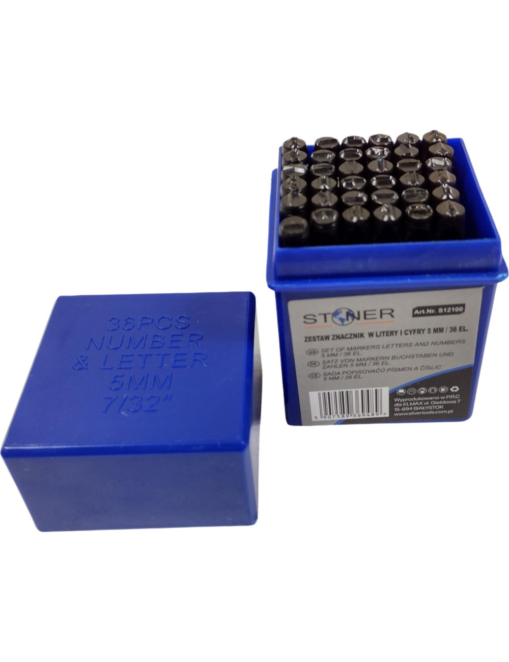 NUMERATOR ZESTAW 36el 5mm SILVER