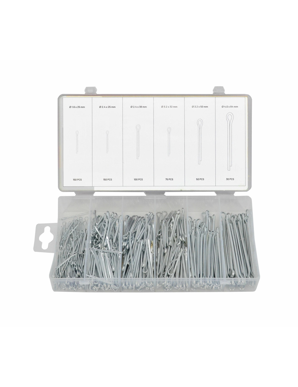 AWTOOLS ZAWLECZKI PROSTE 555szt. MIX