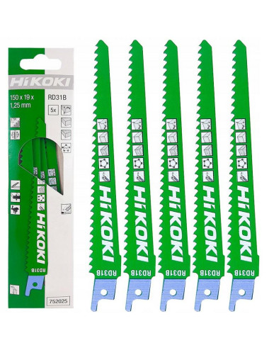HIKOKI BRZESZCZOT DO PIŁ SZABLASTYCH RD31B S611DF 150mm 5szt.
