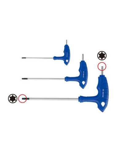 KING TONY TORX UCHWYT "L" OTWÓR T20x145mm