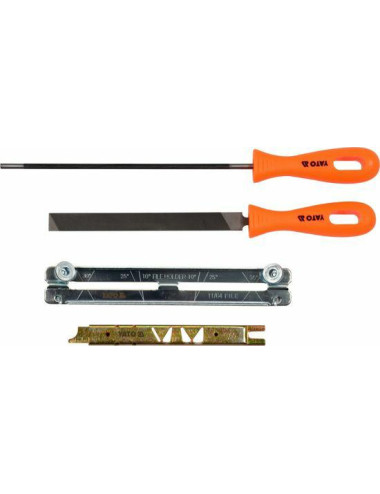 YATO ZESTAW DO OSTRZENA ŁAŃCUCHA 4,0mm KOMPLET 4cz.