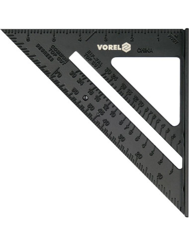 VOREL KĄTOWNIK ALUMINIOWY STOPKA 250mm