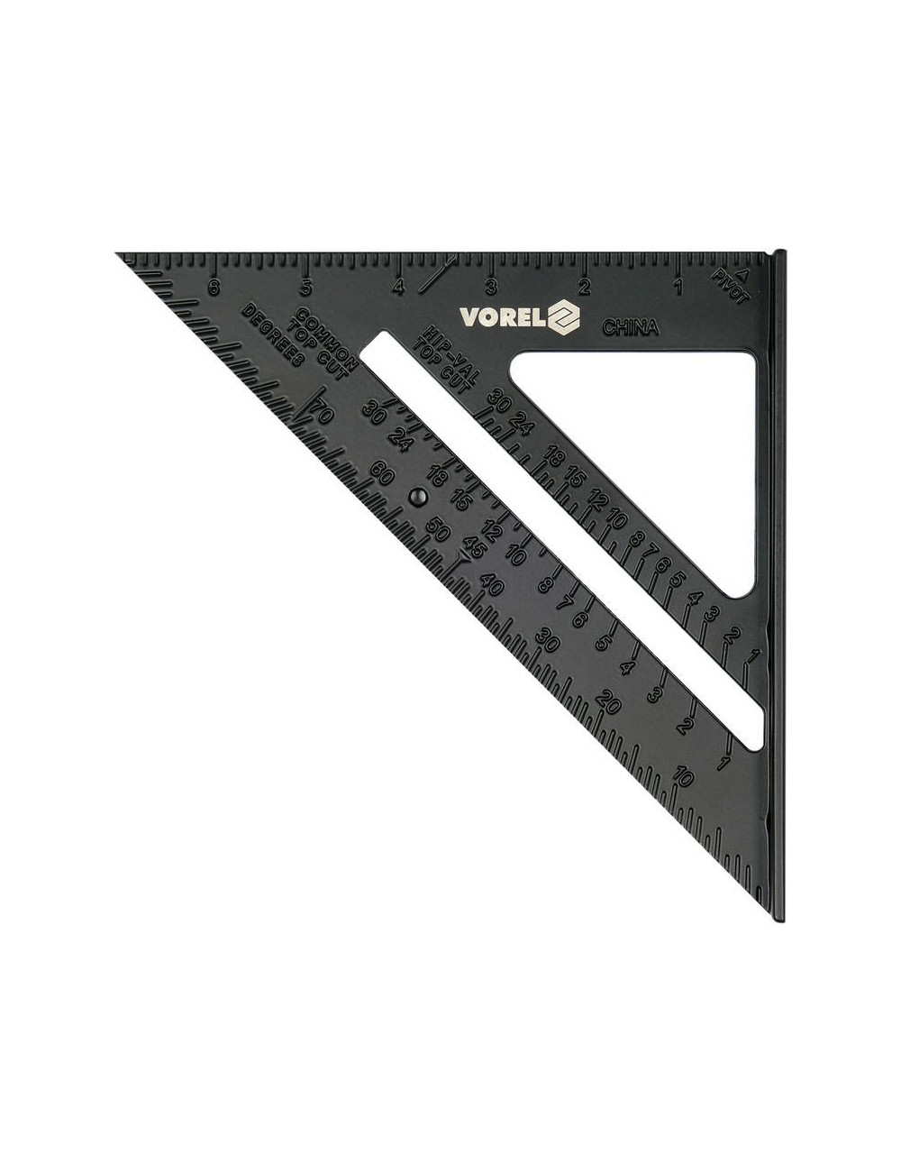 VOREL KĄTOWNIK ALUMINIOWY STOPKA 250mm